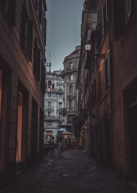 Plakat Nocny Spacer Po Rzymie