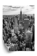 Plakat Nowy Jork Czarno Biały Widok Na Wieżowce