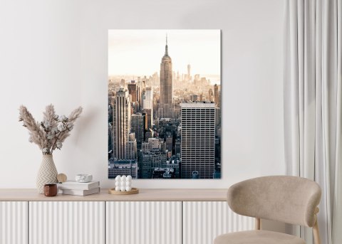 Plakat Nyc Widok Na Wieżowce O Poranku