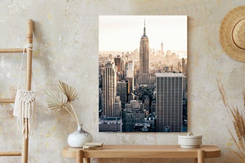 Plakat Nyc Widok Na Wieżowce O Poranku