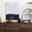 Plakat Paryż - Plan Miasta