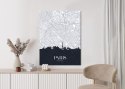 Plakat Paryż - Plan Miasta