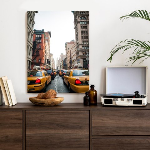 Plakat Taksówki Na Ulicy Soho Nowy Jork