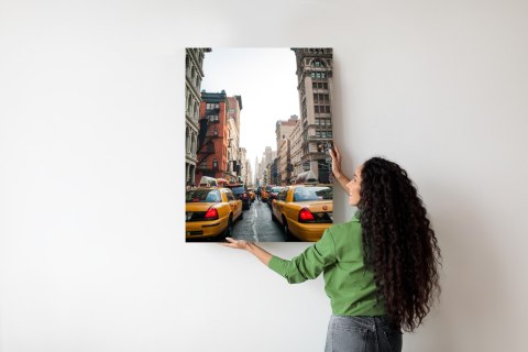 Plakat Taksówki Na Ulicy Soho Nowy Jork