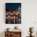 Plakat Tiber Most I Kopuła Watykanu