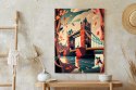 Plakat Tower Bridge Abstrakcyjna Ilustracja