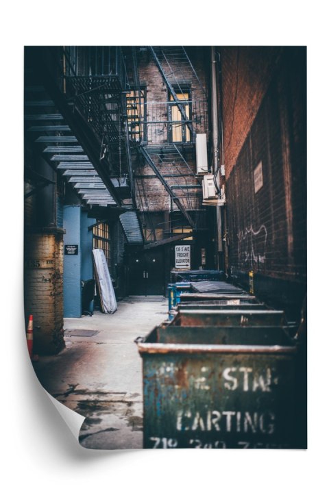 Plakat Uliczka Architektura W Nowym Jorku