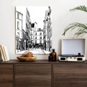Plakat Uliczka Przy Montmartre W Paryżu - Szkic