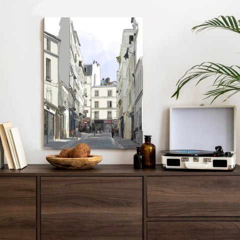 Plakat Uliczka Przy Montmartre W Paryżu