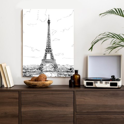 Plakat Wieża Eiffla - Szkic