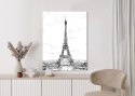 Plakat Wieża Eiffla - Szkic