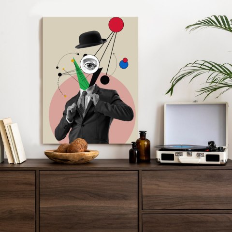 Plakat Wszechobecny Umysł - Kolaż Inspirowany Sztuką Nowoczesną