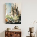 Plakat Abstrakcyjna Ilustracja Kościół Sagrada Familia