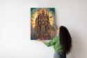 Plakat Abstrakcyjna Koncepcja Kościoła Sagrada Familia