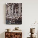 Plakat Fontanna W Rione Trevi Rzym
