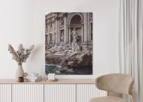 Plakat Fontanna W Rione Trevi Rzym