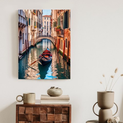 Plakat Gondola Na Kanale W Wenecji