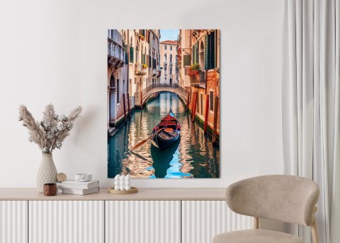 Plakat Gondola Na Kanale W Wenecji