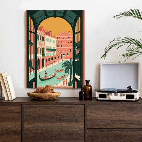 Plakat Gondole Na Weneckim Canal Grande