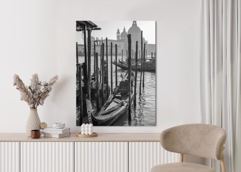 Plakat Kościół Santa Maria Della Salute I Gondole