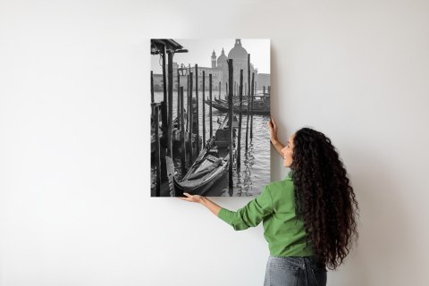 Plakat Kościół Santa Maria Della Salute I Gondole