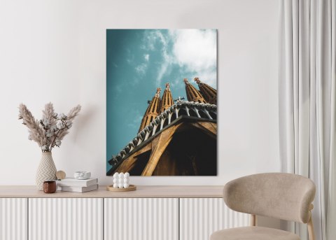 Plakat La Sagrada Familia Kościół W Barcelonie