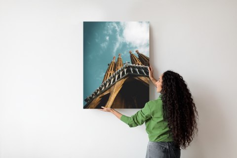 Plakat La Sagrada Familia Kościół W Barcelonie