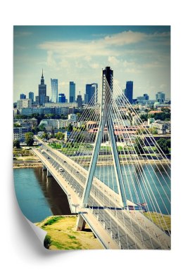 Plakat Most Nad Rzeką Wisła W Warszawie
