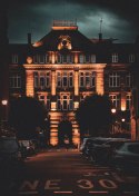 Plakat Oświetlona Architektura W Rzymie Nocą
