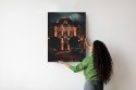 Plakat Oświetlona Architektura W Rzymie Nocą