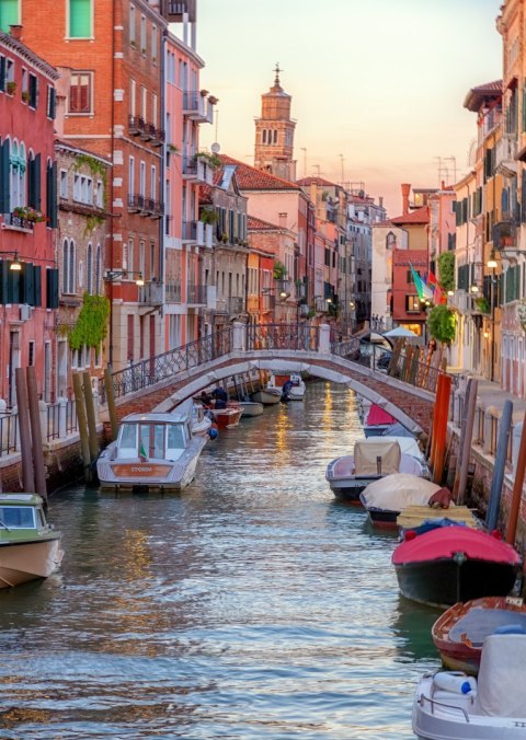 Plakat Romantyczny Kanał W Centrum Wenecji