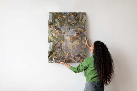 Plakat Rzymska Architektura Z Freskami