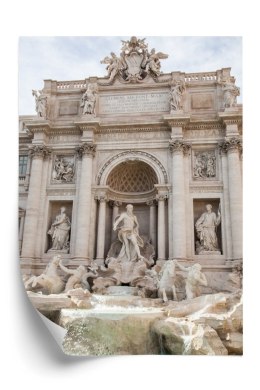 Plakat Rzymska Barokowa Fontanna Di Trevi
