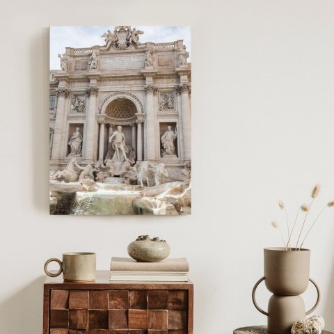 Plakat Rzymska Barokowa Fontanna Di Trevi