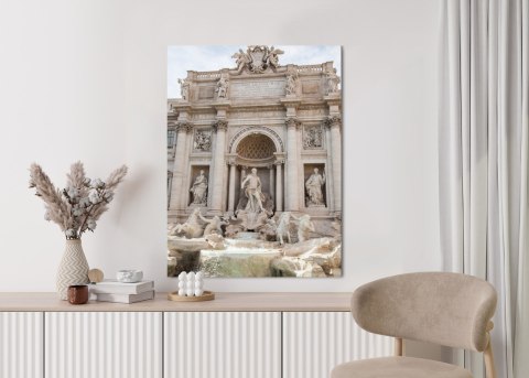 Plakat Rzymska Barokowa Fontanna Di Trevi