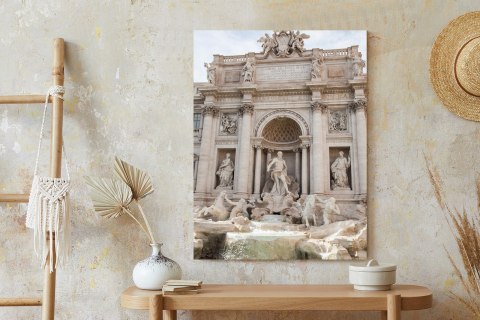 Plakat Rzymska Barokowa Fontanna Di Trevi