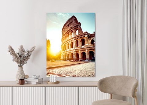 Plakat Starożytne Koloseum O Zachodzie Słońca