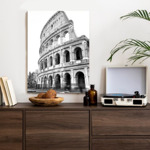 Plakat Starożytne Koloseum W Rzymie W Czerni I Bieli