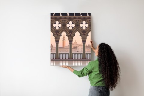 Plakat Wczesny Poranek W Wenecji