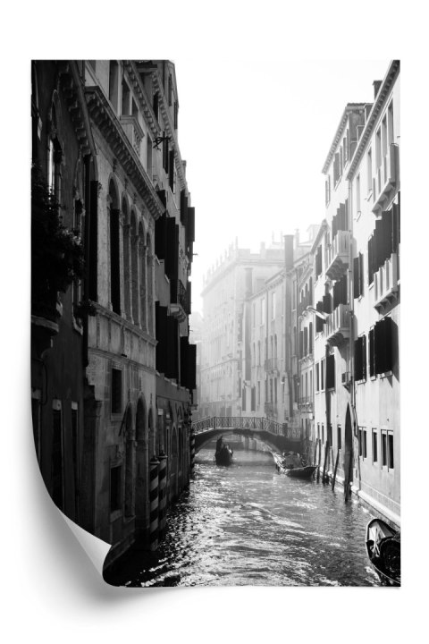 Plakat Wenecja Czarno Biały Kanał