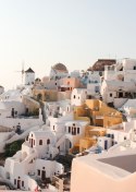 Plakat Zjawiskowa Architektura Miasteczka Oia Na Santorini