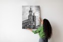 Plakat Czarno-Biała Fotografia Kościoła Mariackiego W Krakowie