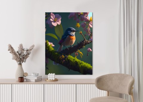 Plakat Gałązka Z Ptaszkiem