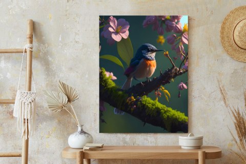 Plakat Gałązka Z Ptaszkiem