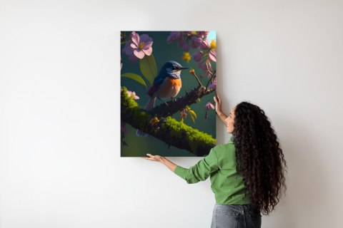 Plakat Gałązka Z Ptaszkiem