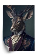 Plakat Jeleń W Eleganckim Stroju