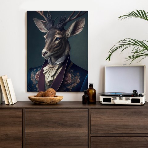 Plakat Jeleń W Eleganckim Stroju