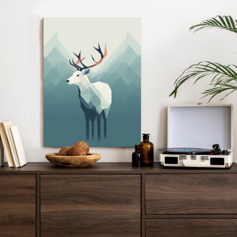 Plakat Jeleń W Stylu Skandynawskim