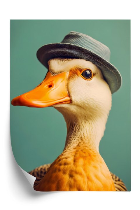 Plakat Kaczka Z Kapeluszem