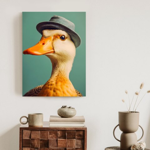 Plakat Kaczka Z Kapeluszem